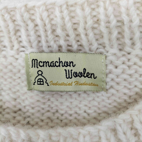 ニッチ niche. macmahon knitting mills LINE PEACE CREW NECK KNIT メンズ